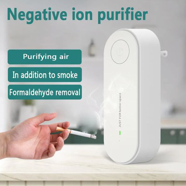 Purificatori d'aria Purificatore d'aria portatile Anione Purificazione dell'aria Xiomi Deodorante per ambienti Ionizzatore Pulitore Polvere Rimozione fumo di sigaretta Deodorante per WC 231113