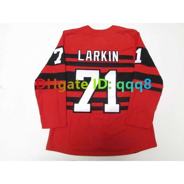 SL Moritz Seider Dylan Larkin Detroit Hockey Jersey CCM Dlockback Red Wings Боб Пробит Стив Изерман Сергей Федоров Эндрю Копп Алекс Дебринкат