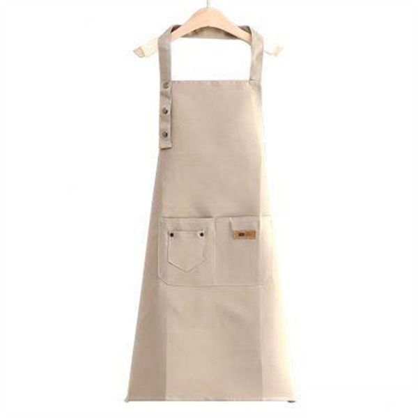 Grembiuli Nuovi Grembiuli da cucina Tela di moda per donna Uomo Chef Grembiule da lavoro Griglia Ristorante Bar Negozio Caffè Bellezza Unghie Studi Uniforme Dr Dhx8A