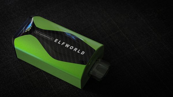 ELFWORLD Cyber Car 15000 затяжек одноразовые электронные сигареты Vape 20 мл с двойной сетчатой катушкой 2% 5% перезаряжаемые электронные сигареты