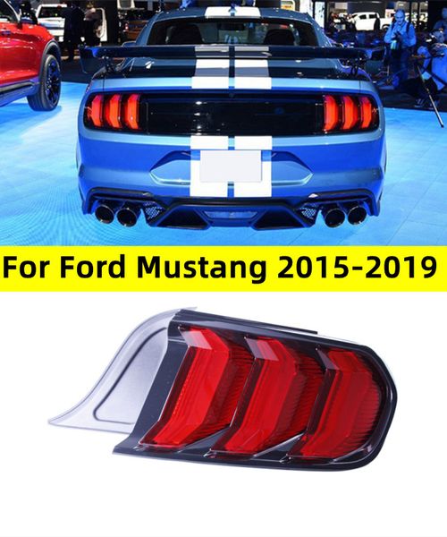 Ford Mustang için arka lambalar 20 15-20 19 5-mod çok işlevli versiyon kuyruk ışık montajı Mustang LED Dinamik dönüş sinyal ışıkları