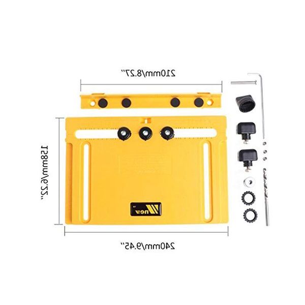 Freeshipping alça ferramenta de medição de instalação puxar gabarito e pino gabarito prateleira amarelo hxlmm