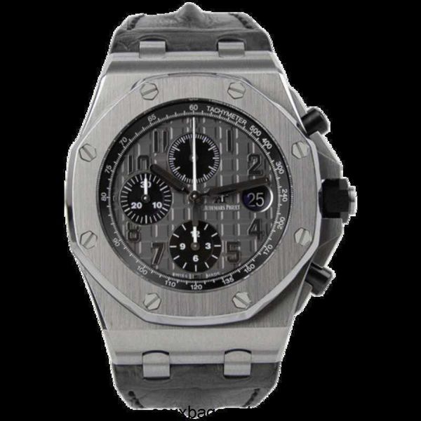 Audemar Pigue Relógios De Luxo Royal Oak Cronógrafo Relógio Audemar Pigue Royal Oak Offshore Elephant 26470ST00A104CR01 HBQR