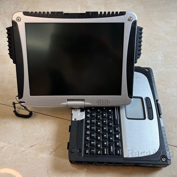 10.53 Strumento di riparazione auto Alldata con HDD da 1 TB installato Laptop Toughbook CF19 per computer diagnostico per auto e camion pronto all'uso