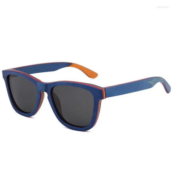 Sonnenbrille 18 Farbe Linse Holz Männer Frauen Platz Holz Spiegel Sonnenbrille Retro De Sol Masculino 2023 Handgemachte Brillen