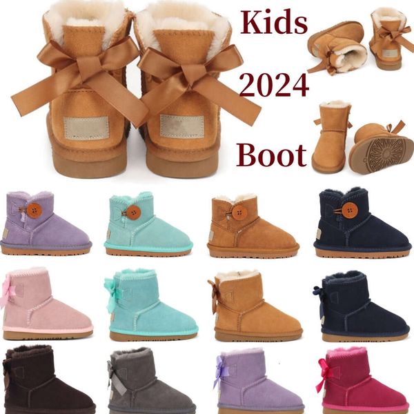 Tasarımcılar çocuklar Tazz Tasman Çocuk Bebek Botlar Erkek Kızlar Boot Terlik Kadın Kış Sıcak Çocuk Ayakkabıları Avustralya Avustralya Süet Kar Botu 21-35