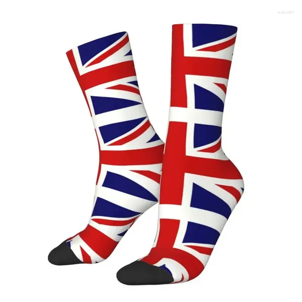 Herrensocken, Kleid mit Flagge des Vereinigten Königreichs, warme Damenmode, British UK Jack Crew