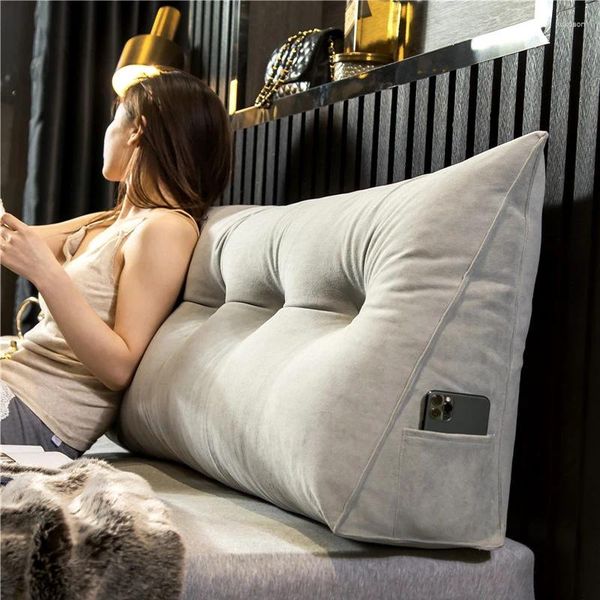 Kissen Kopfteil Dreieck Rückenlehne Schmerzlinderung Sofa Taille Keil Schlafen für dekorative Kissen Bett