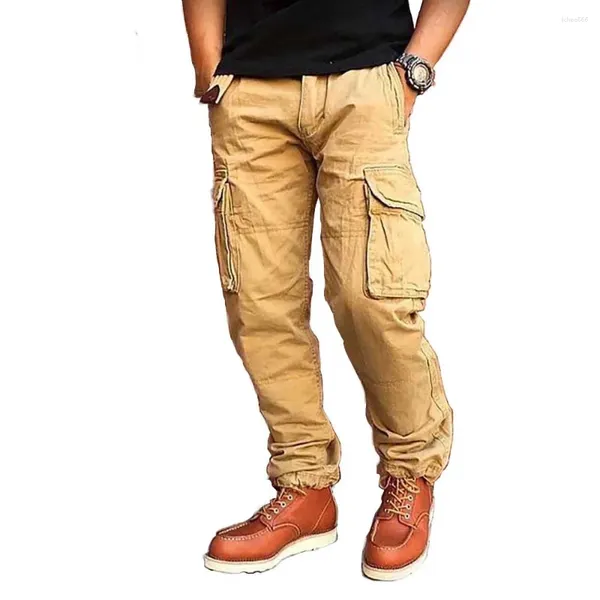 Männer Hosen Mode Militär Arny Stil Fracht Männer Casual Hiphop Harem Overalls Gerade Lose Baggy Hosen Streetwear Kleidung