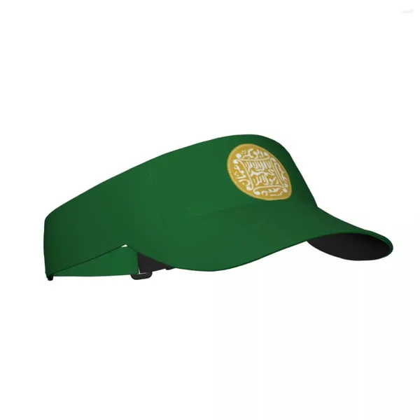 Berets Rohingya Bandeira Verão Air Sun Chapéu Visor UV Proteção Top Vazio Esportes Golf Running Sunscreen Cap