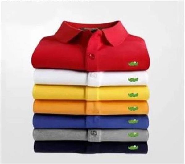 고품질 2021 럭셔리 이탈리아 티 남자 티셔츠 디자이너 폴로 셔츠 하이 스트리트 자수 악어 인쇄 의류 망 폴로 셔츠 크기 S-6XL