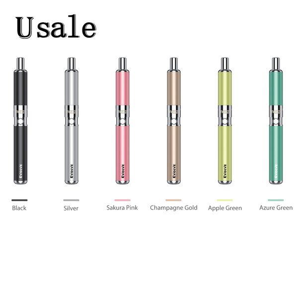 Yocan Evolve-D Kit Vaporizzatore a combustione di erbe secche Batteria da 650 mAh Telaio in lega di zinco Costruzione Vape Pen 100% autentico