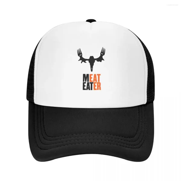 Ball Caps Graues Meat Eater Logo Baseball Cap Bommelmütze |-F-| Designer Herren Damen