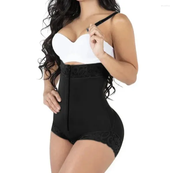 Damen Shapers LMYLXL Frauen Bodysuit Postpartum Bauchkontrolle Frontverschluss mit trägerlosem Wear Abnehmen Fajas Kurzgürtel