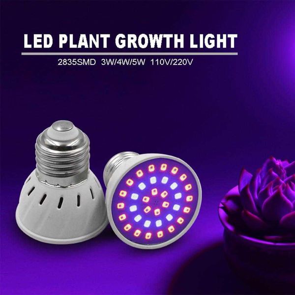 Grow Lights 110 V / 220 V LED Grow Bulb Vollspektrum-Pflanzenlicht MR16 E14 E27 Phyto-Lampe für Gewächshaus-Hydrokultur-Blumensämlinge Phytolamp P230413
