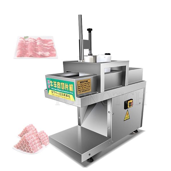 Коммерческая мясная ягненка Slicer Fat Cattle Roll Roll Rolzen Meat Maring Machine