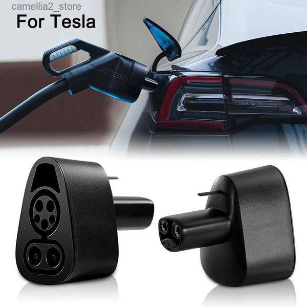 Acessórios para veículos elétricos Preto CCS 1 Adaptador de carregamento rápido para carro Tesla modelo 3 / S / X / Y até 250KW DC Carregador Combo Equipamento Q231112