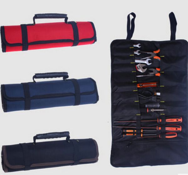 Takım çantası 1pc yüksek kaliteli oxford tuval makarası rulo tipi depolama çantası araç cep torbası Araç seti parça numarası 12001569 230413