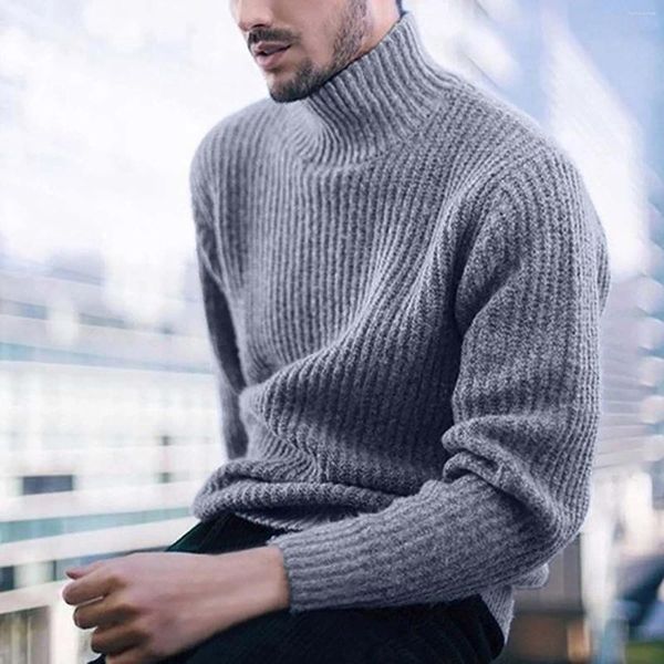 Männer Pullover Lange Tunika Baumwolle Sweatshirt Männer Mode Lässig Rundhals Gestrickte Solide Hohe Pullover Top Gewebe Hoodie