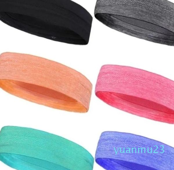 Moda esportes bandana de fitness correndo faixas de cabelo yoga elástico hairband silicone antiderrapante acessórios para o cabelo headwear antiderrapante swea