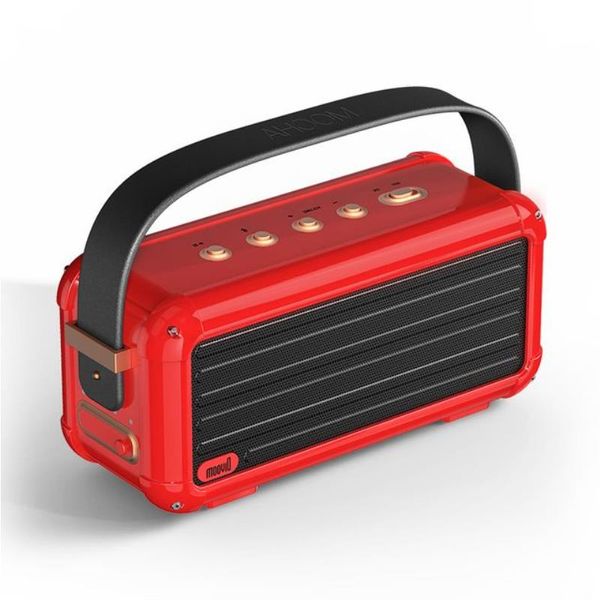 Freeshipping Mocha 40W Superior Bass Taşınabilir Kablosuz Bluetooth Hoparlör Retro Tasarım 6 25H Playtime Akıllı Ev Dekorasyonu JKVCW