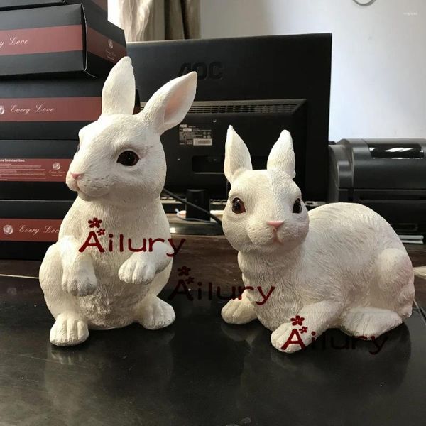 Decorazioni da giardino Decorazione di simulazione Materiale in resina Prato esterno Cortile Artigianato Simpatici arredi per piccoli animali