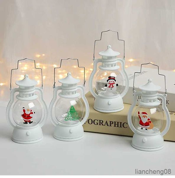 Kerzen Weihnachten LED Hängende Laterne Licht Kleine Lampe Santa Schneemann Kerzenlicht Weihnachtsfeier Wohnkultur Neujahrsgeschenk R231113