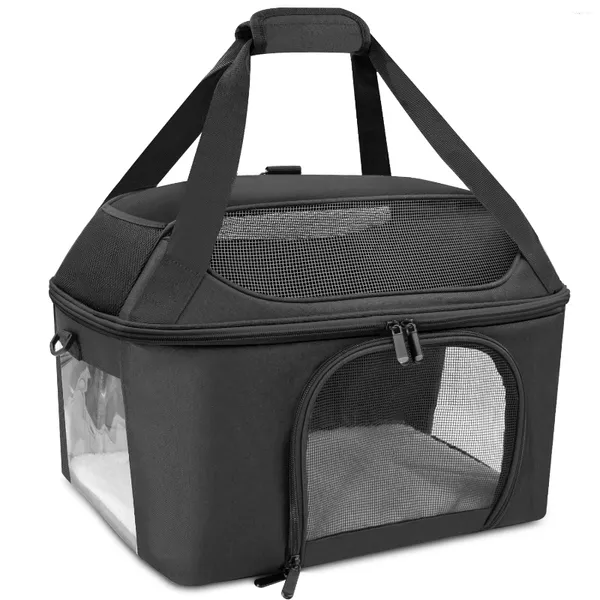 Переноска для собак, портативная сумка для домашних животных, дышащий складной дорожный рюкзак для кошек для маленьких и средних кошек, уличная сумка для собак