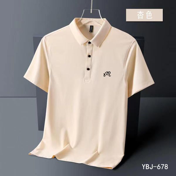 Malbon Golf Herren T -Shirts Sommer bestickt Malbon Golf Polo Shirt Männer hochwertige Herren Kurzarm atmungsaktiv Schnelles Top -Top -Geschäft 693