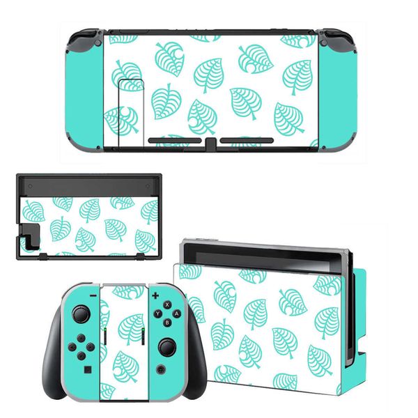 Decorações de console Design personalizado Tela Vinil Skin Protector Stickers para Nintendo Switch NS Console Controller Stand Decal