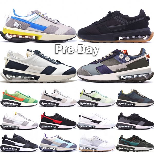 Pre-Day LX Masculino Feminino Tênis de Corrida Preto Gum Trainers Chlorophyll Light Bone Liquid Lime Matte Grey Coconut Milk Outdoor Sneakers Size 36-45