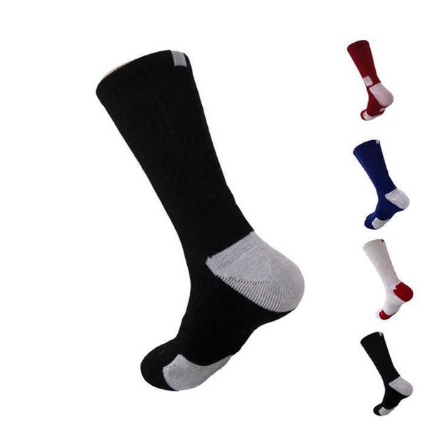 Basquete EUA Profissional Elite Meias Longas Joelho Atlético Esporte Meias Homens Moda Compressão Térmica Inverno Sockskj84