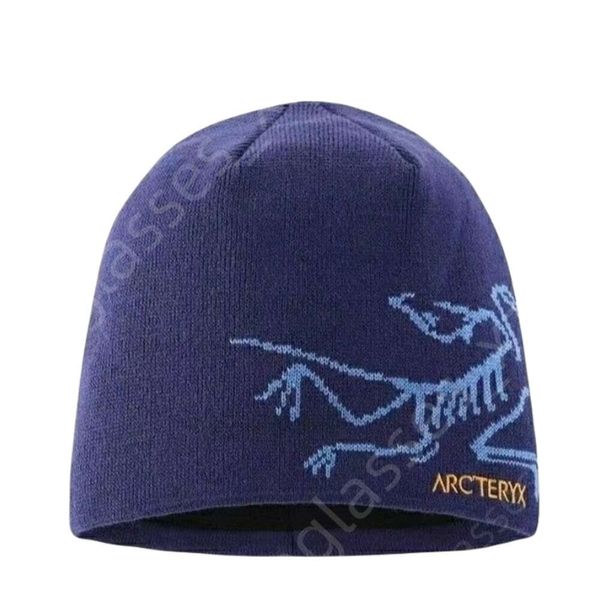 Chapéu Arcterxy Gorro de alta qualidade designer de luxo arco novo outono e inverno chapéu de malha masculino e feminino esportes ao ar livre chapéu de lã inverno orelha proteção bonés chapéu de equitação