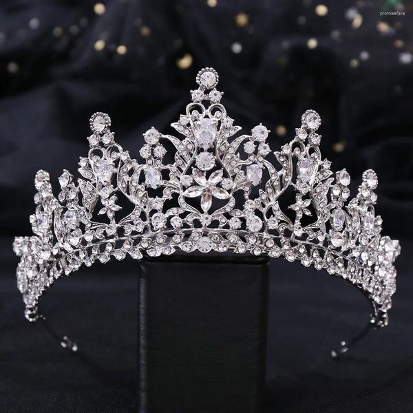 Clip per capelli Luxury Bride Wedding Jewelry Bracciale Zircon Crown Simple's PO Accessori PO di Fashion Fashion Party