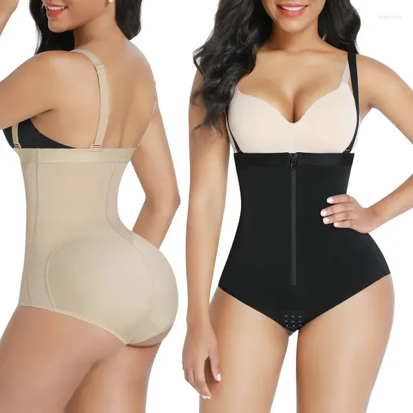 Frauen Shapers Zipper Taille Sammlung Gesäß Heben Engen Körper Schönheit Große Größe Shaping Kleidung Frauen Bodysuit