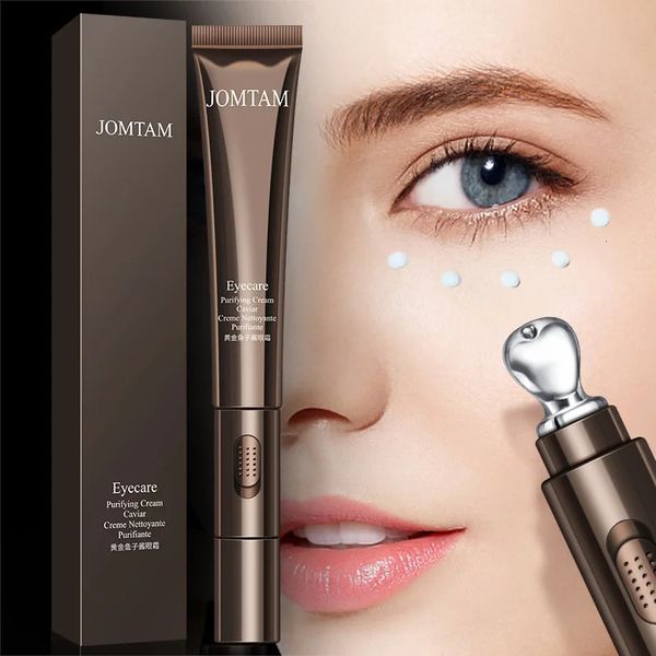 Blush JOMTAM Purificante Caviale Nettoyante Creme per gli occhi Massaggio vibrante Antietà Rughe Rimuovi occhiaie Crema per gli occhi Cura della pelle 231113