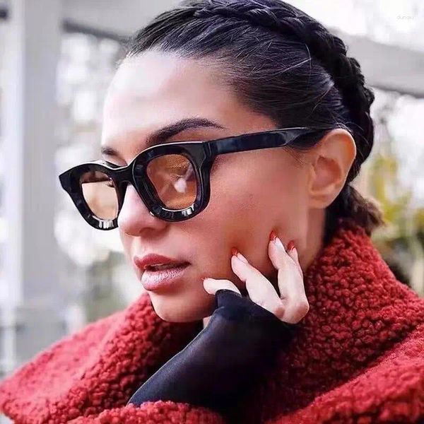 Sonnenbrille Klassische Ovale Für Männer Frauen Mode Hip Hop Männliche Schattierungen Runde Sonnenbrille Vintage Bunte Ozean Trending Brillen