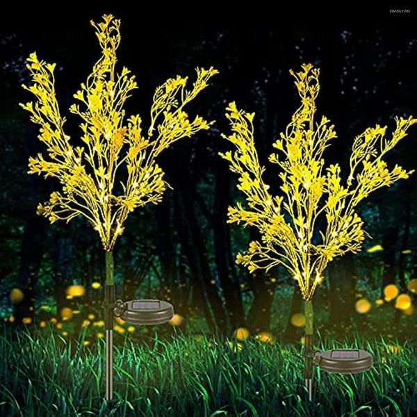 Solar Garden Lights Outdoor Rasen Dekorativer Pfahl Wasserdicht IP65 Für Patio Yard Pathway Holiday Decor