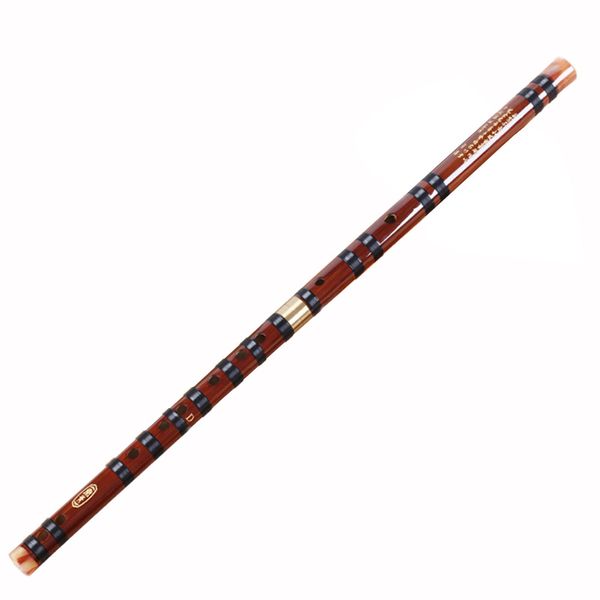 Instrumentos musicais profissionais de sopro de flauta de bambu C D E F G KEY Chinese Dizi Transversal Flauta 5 cores