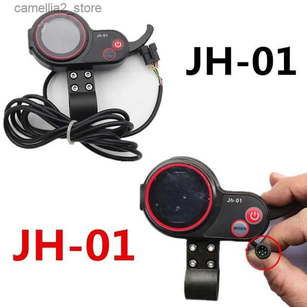 Elektrikli Araç Aksesuarları JH-01 LCD PANEL ELEKTRİK Scooter Güç Anahtarı Motosiklet Motor Ana Kontrol Hızlanma Sıfır 10x ve Kugoo M4 Parçalar Q231113