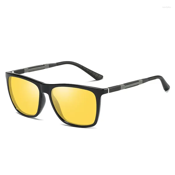 Sonnenbrille Männer Nachtsicht Brille Frauen Polarisierte Gelbe Linse Anti-Glare Goggle Fahren Brillen UV400 Brille