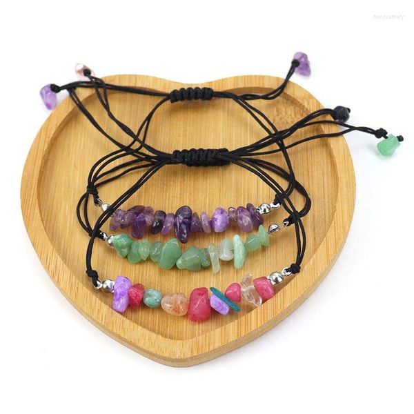 Braccialetti con ciondoli Bracciale in cristallo con perline 7 Chakra Gioielli Pietra preziosa per ansia Guarigione Reiki