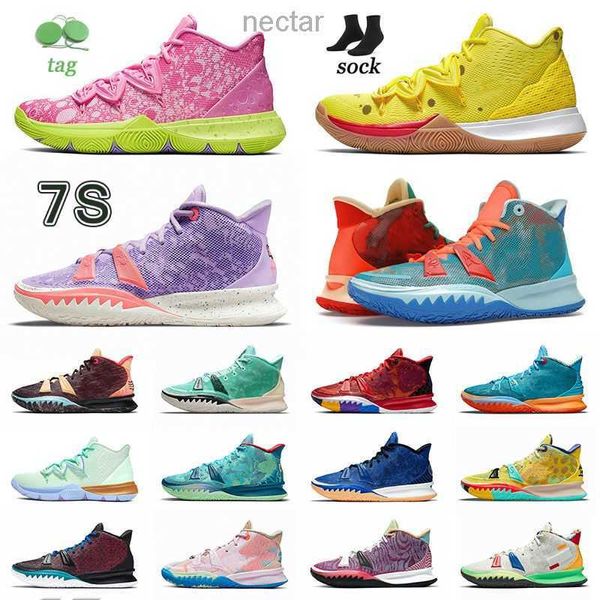 OG Retro Kyrie 7 Fire Vision Mother Nature Basketball Shoes Kyries Flytrap 4 Bred Black 5s Low Spongebobs Infinity Patrick Soundwave 8 Squidwards Youth Soundwave Sne Sne