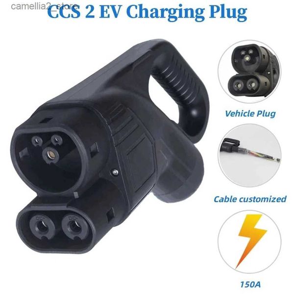 Zubehör für Elektrofahrzeuge CCS2 EV-Ladestecker CCS Combo 2-Anschluss Ladegerät Typ Adapter 200A ohne Kabel EVSE Auto Q231113