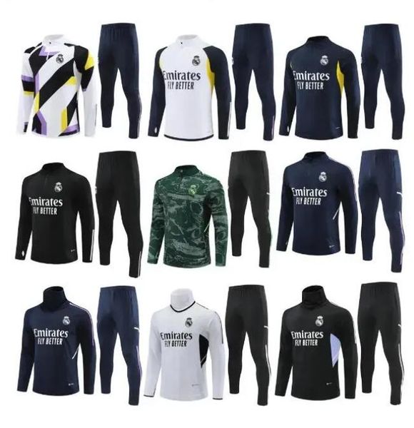 Çocuk Futbol Trailsits Setleri Real Madrids Trailsuit Set 22 23 24 Erkek ve Çocuk Futbol Kiti Chandal Futbol Survetement Madrides Eğitim Takım Futbol Ceket 10/2xl 88888