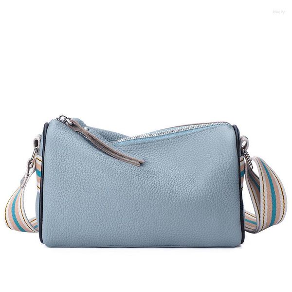 Abendtaschen Annmouler Fashion Umhängetasche aus echtem Leder mit großer Kapazität Crossbody Small Size Messenger Sac A Main Femme