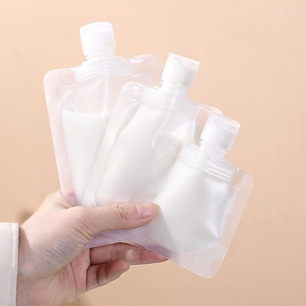 Aufbewahrungsflaschen 3 Stück 30/50/100 ml nachfüllbar Reise tragbare Unterflasche Lotionspender Beutel flüssiges kosmetisches Duschshampoo-Set