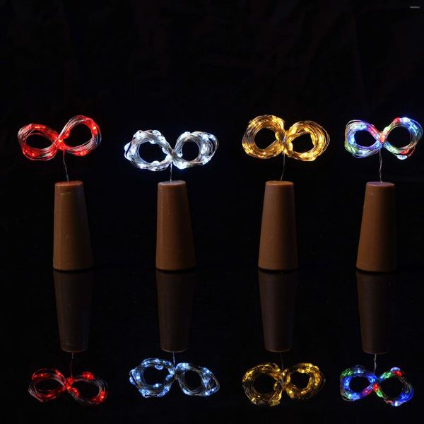 Strings Feiertagsbeleuchtung 10 Stück 5 Stück Fee LED Weinflasche Korken Lichterkette Girlande Weihnachten für Hochzeitsfeier Dekoration