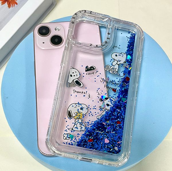 Bling Liquid Quicksand Handyhülle für Galaxy S21FE S23FE A54 5G Glänzende Pailletten Weiche Silikon TPU PC Hülle oppbag