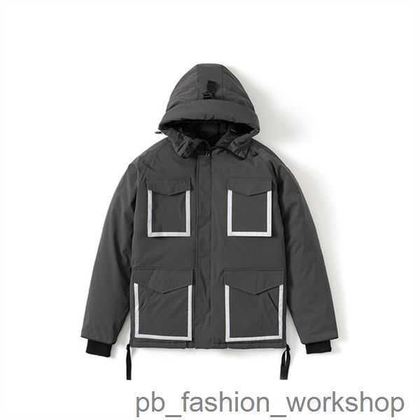 Piumino ovo Parka Designer Piumino ovo da uomo Piumino nord invernale Cappotto con cappuccio Canda goose Gufo Co-branding Addensare giacche calde Abbigliamento uomo riflettente 2 X27K 763N